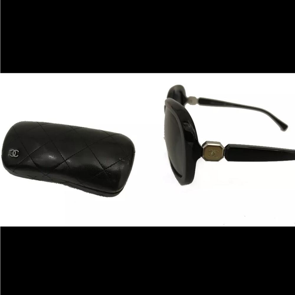 CHANEL Polarized CC Logo Eyewear Polarized Sunglasses Black Authentic - Picture 8 of 8